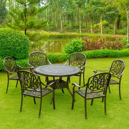 Bộ bàn ghế sắt quán cafe ngoài trời sang trọng