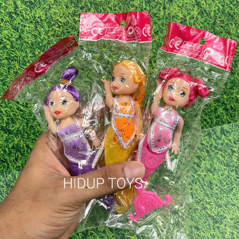 3 Pcs Boneka Duyung Lucu Mungil Untuk Mainan Anak