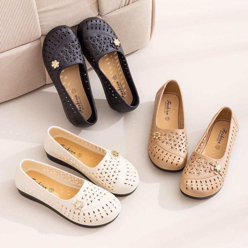 Giày sandal nữ thời trang mới mùa hè, đế dày thoáng khí, chống trượt mềm mại