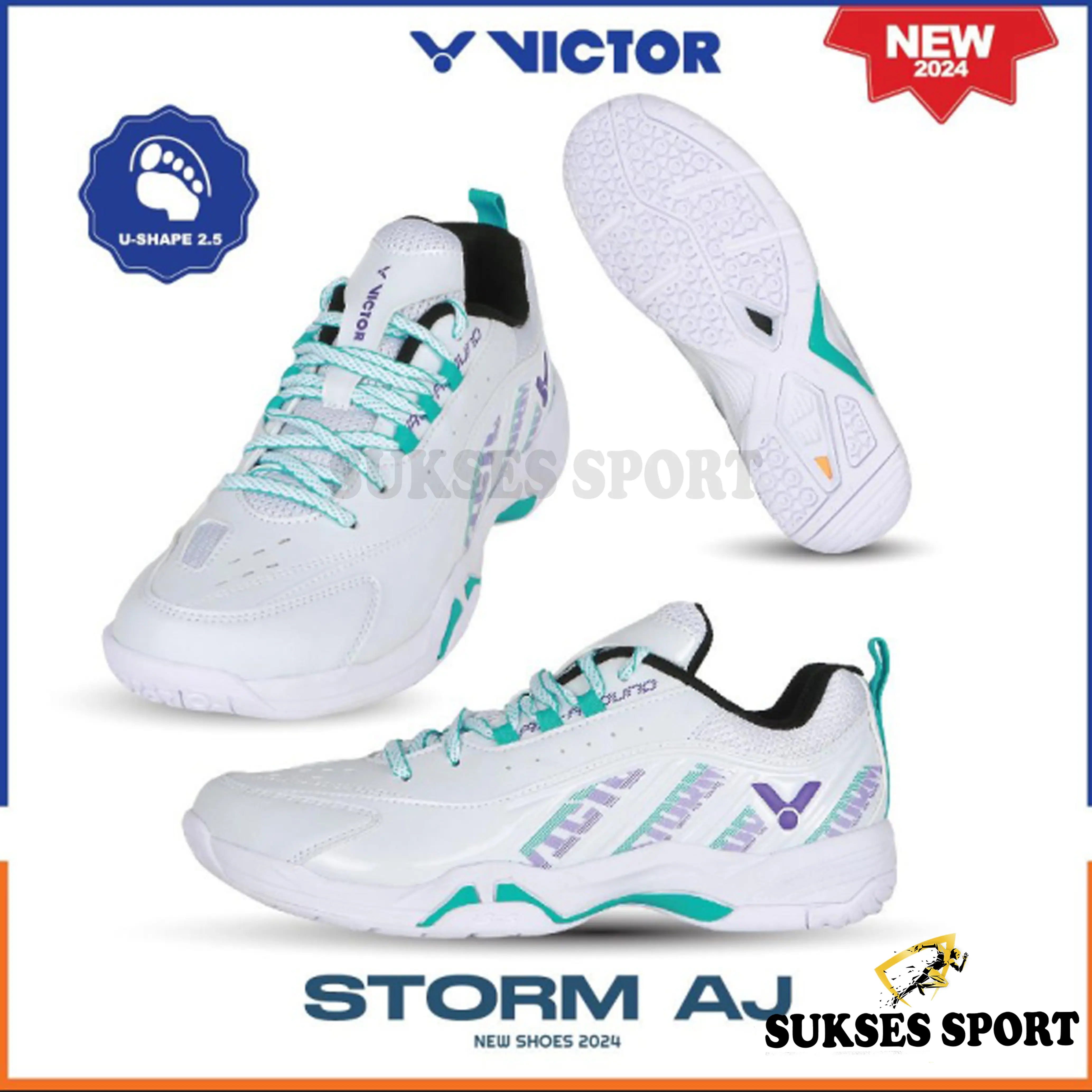 Sepatu Bandminton VICTOR STORM AJ New Colour