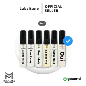 LABCITANE | DECANT PARFUME ORIGINAL TRAVEL SIZE 5ml PARFUM ROSE PEONY / OUI / PEAR IDOLE / COFFEE MOOD / LA BELLE VIE / VANILLA ROSES
