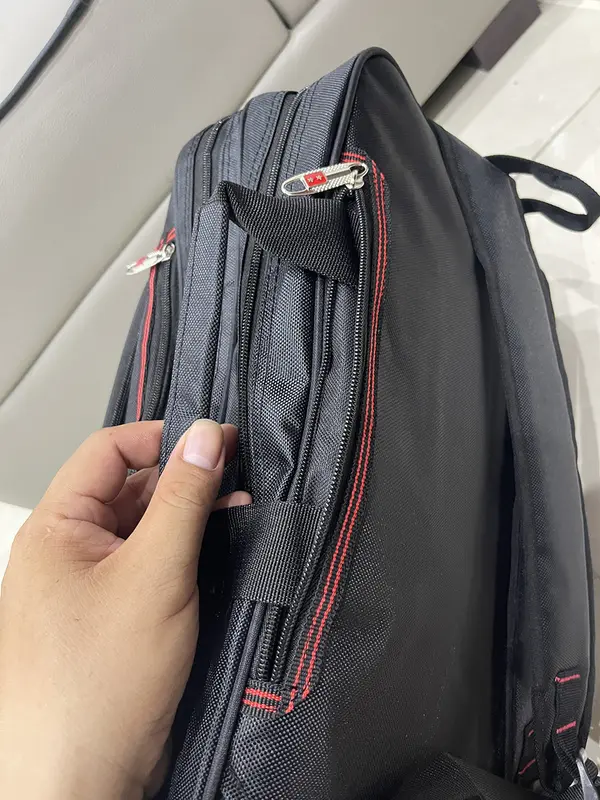 Cặp sinh viên văn phòng văn làm việc Chấm đỏ 2 góc đa năng đựng laptop 15 inch [GIÁ CANH TRANH] Nam  Bag Balo Đeo Vai M.E.N 1