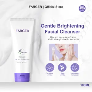 【BPOM】FARGER Pembersih Wajah Lavender / Lembut dan tidak menyebabkan iritasi / Membersihkan wajah dari make-up / Cocok untuk semua jenis kulit / Menghidrasi dan melembabkan Cleansing Mousse