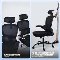 Gambar Rexus NC2 V2 Ergonomic Office Chair 120 degree recline with backrest NC-2 V2 with Lumbar Support & Adjustable Armrest - Hitam dari Click & Go Tokopedia Kota Bandung 5 Tokopedia