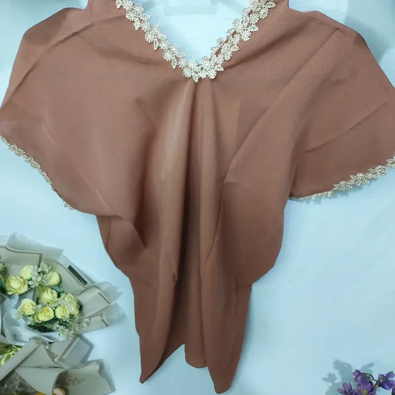Fashion Anak Viral Kekinian Kaftan Anak Perempuan Usia 1-9 Tahun Cantik Lembut Panjang Nyaman Gamis Muslim 3