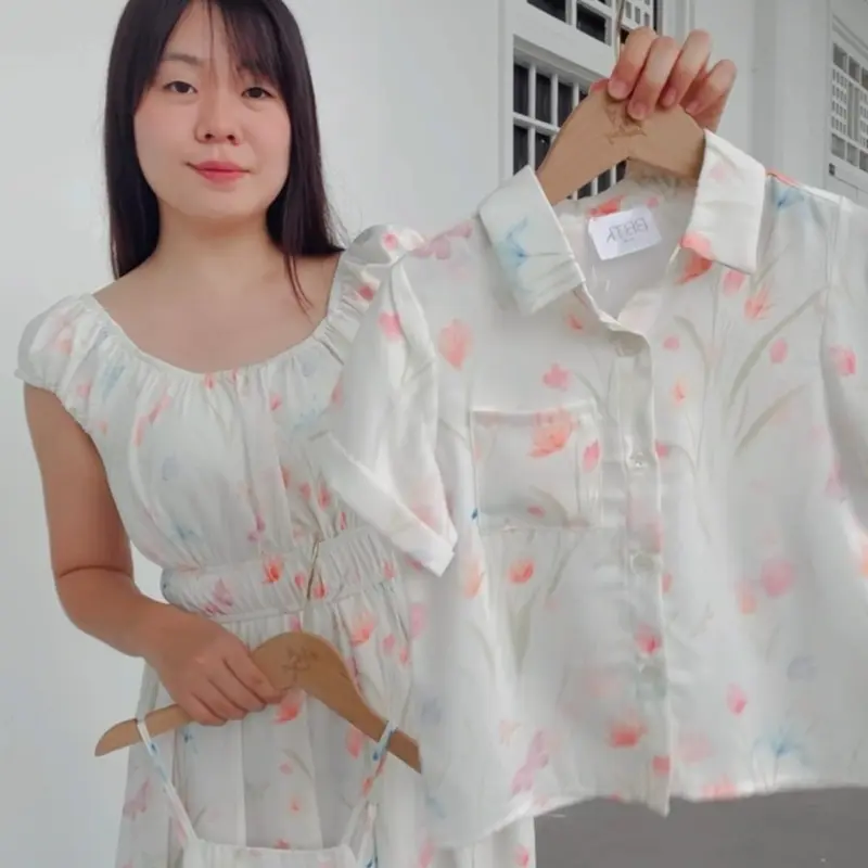 Jayden Butterfly Floral Kids Shirt