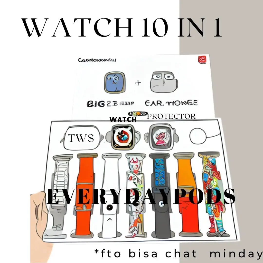 ED Watch 10 in 1 + FREE TWS