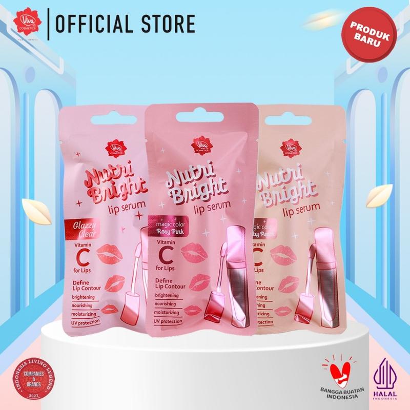 Product Introduction of Viva Nutri Bright Lip Serum With AVOCADO OIL, VITAMIN C & E - 2.5ml untuk Bibir Kering 0