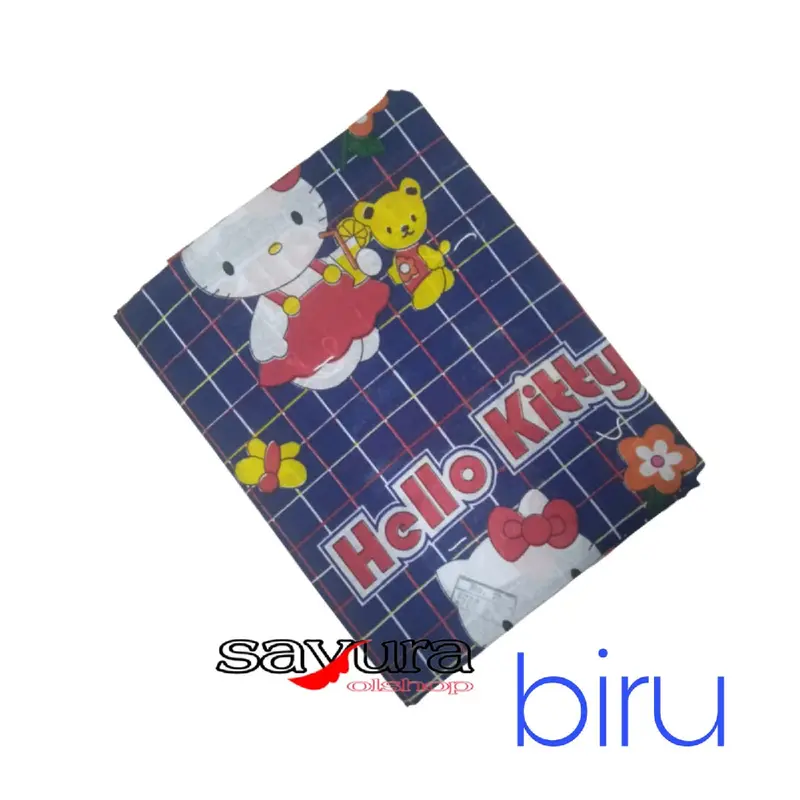 (120x200) URUNG KASUR KAPUK KATUN/KULIT KASUR KAPUK HELLO KITTY 4