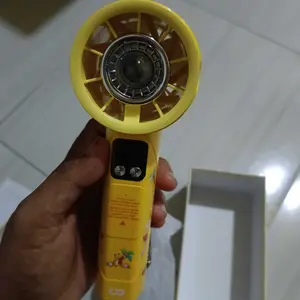 GOOJODOQ X NAILONG GFS002 High-speed Portable Handheld Flashlight Fan Strong Wind Portable Turbo Fan with Flashlight