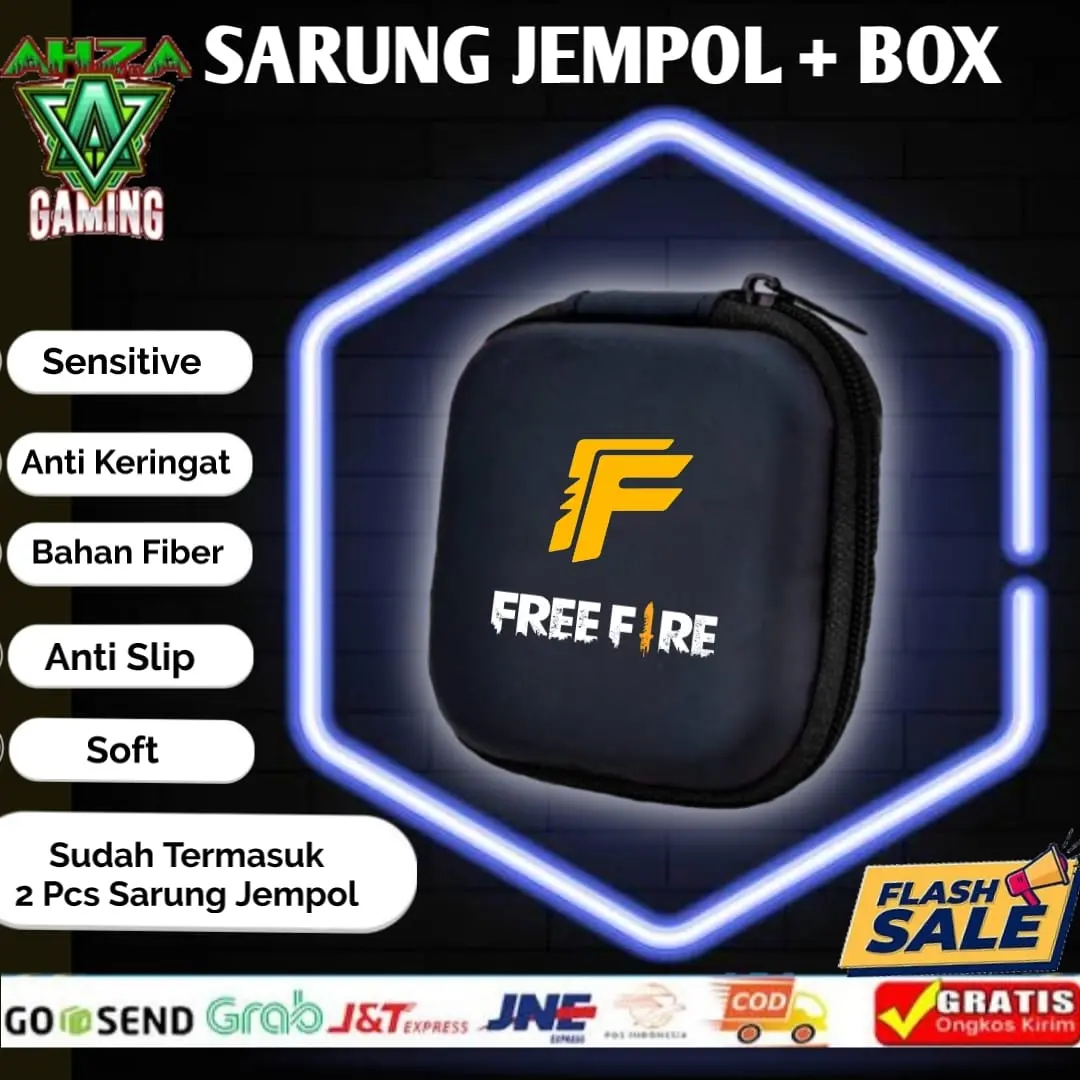 PROMO COD GRATIS ONGKIR Sarung Jempol GAMING Andra St AP King Sarung Jempol Jari Game MObile Free Fire Pubg + Box Anti Basah