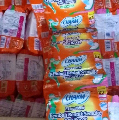 Pembalut Wanita Charm 1 Renceng isi 10sachet non wing Kewanitaan - Kemasan Sachet Praktis dan Nyaman - Feminine, Perawatan 4