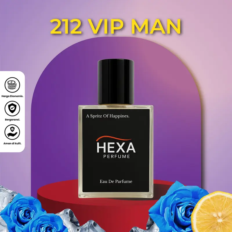 Hexa Perfume 121 PIV M4N Parfum Pria Segar Calm Maskulin Pakai Pelarut  Campuran 30ml - Main Image