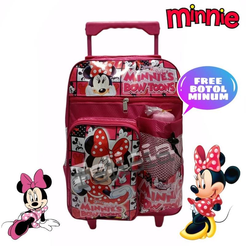 Tas Troli / Tas Koper Anak Cewek Model BT21 / Mickey Mouse / Hello Kitty 2