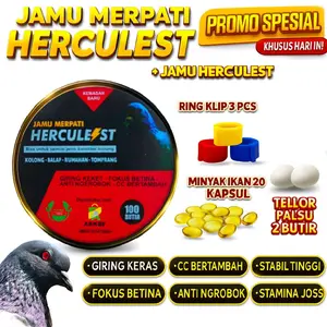 Jamu merpati lomba jamu hercules kolong GIRING KEKET TENAGA MAKSIMAL NAFAS PANJANG PIL ALUS  MERPATI  KOLONG