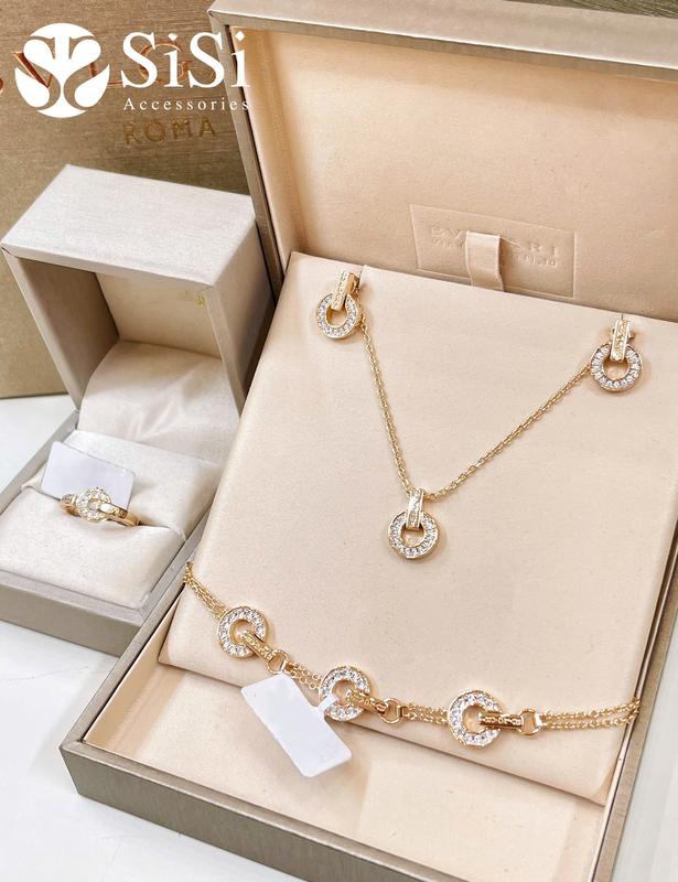 SET TRANG SỨC TRÒN B.v.l CAO CẤP  – ĐƠN GIẢN MÀ ĐẲNG CẤP- TRANG SỨC PHỤ KIỆN 1