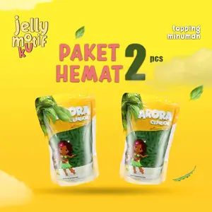 2PCS - Paket Hemat Jelly Cendol Arora Kecebong 500gr