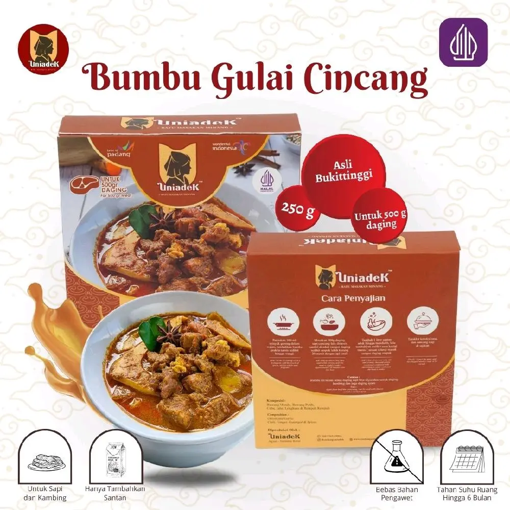 Bumbu Gulai Cincang 250g Uniadek