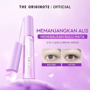 Originote 2in1 Lash & Brow Serum untuk Memanjangkan Alis dan Menebalkan Bulu Mata