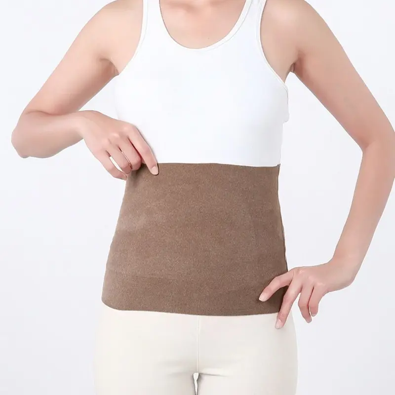 Đai Hỗ Trợ Eo Giữ Nhiệt, Bảo Vệ Eo Và Bụng, Đàn Hồi Cao, Làm Bằng Lông Cừu, Không để lại dấu vết, Giữ Ấm Eo, Vừa Vặn An Toàn, Bọc Bụng Mỏng, Thích Hợp Cho Mùa Đông 1