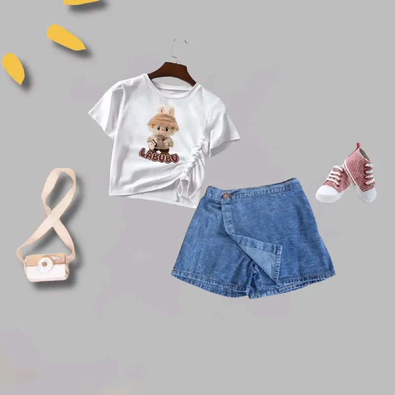 SETELAN ROCELA JEANS ANAK PEREMPUAN USIA 1-7 TAHUN 0