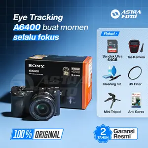 SONY ALPHA A6400 KIT 16-50mm II OSS KAMERA MIRRORLESS CAMERA 4K