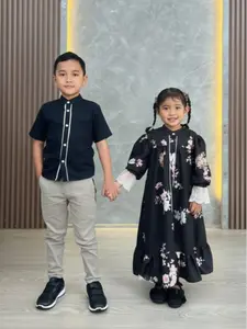 READY STOK  - Mariam Abaya Sarimbit Anak Koko dan Abaya M L XL XXL MumuF