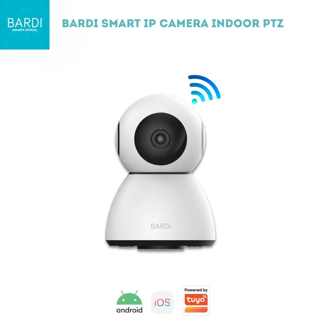 BARDI CCTV Smart IP CAMERA 360 Indoor PTZ PAN TILT ZOOM HOME Lens Wifi Kamera Cam