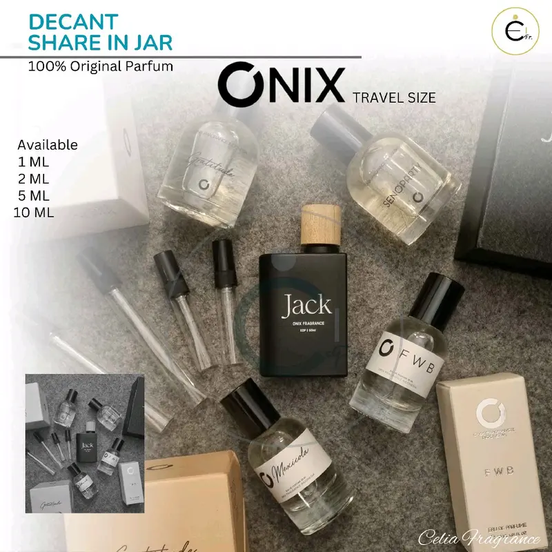 ONIX Decant (Share in Jar) – Travel Size ONIX Mexicola FWB Senoparty Gratitude Jack Share in Bottle Decant ONIX Mexicola FWB Senoparty Gratitude Jack 0