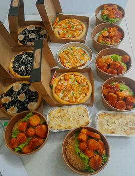 Product Review of BOX PIZZA 15X15X3 CM KRAFT LAMINASI ( ISI 5 PCS ) from m**a 2