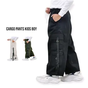 Celana baggy Panjang Anak Laki-Laki cargo usia 6-12 tahun Fashion import terbaru