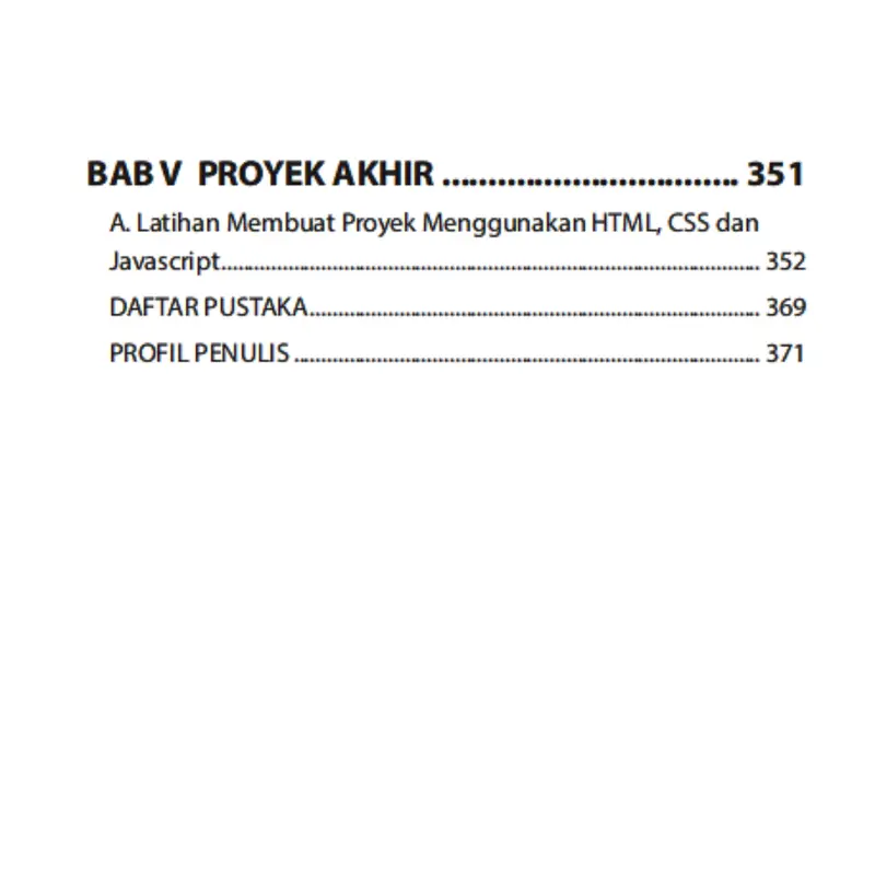 Buku Master Coding HTML, CSS & Javasript : Menggunakan Visula Studio Core - Aef Saeful Rohman - Anak Hebat Indonesia 5