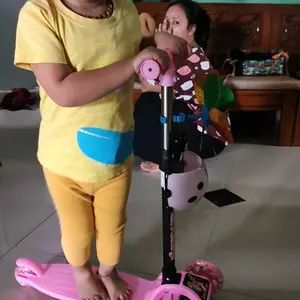 [COD] SK M95 Mainan Toys Skuter Anak Roda 3 Otopet Kumbang Bisa Lipat Lampu led