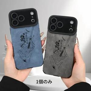 スマホケース — 新作『Trafalgar Law』テーマのスマホケース、落下防止デザイン、ユニセックス保護ケース、レザー風・大判サイズ、触感のある質感、耐衝撃でファッション性が高くクリエイティブ、全面カバーで厚手仕様、iPhone 11/12/13/14/15/16/17 Pro Max対応