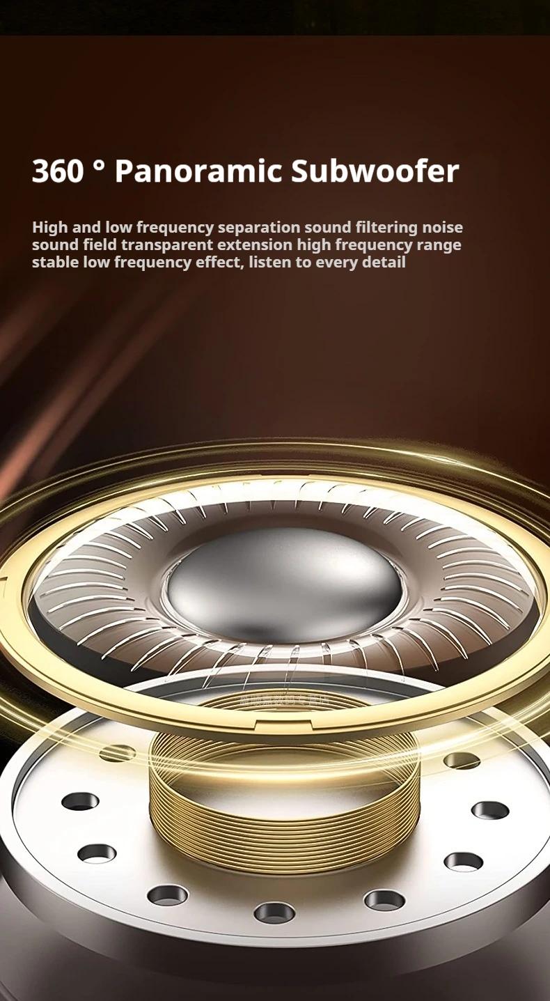 Headset Gaming A08 Kabel, Earphone Magnetic  Stereo, Earbuds 3.5mm/Tipe-C, Headphone Mikrofon HD untuk Permainan