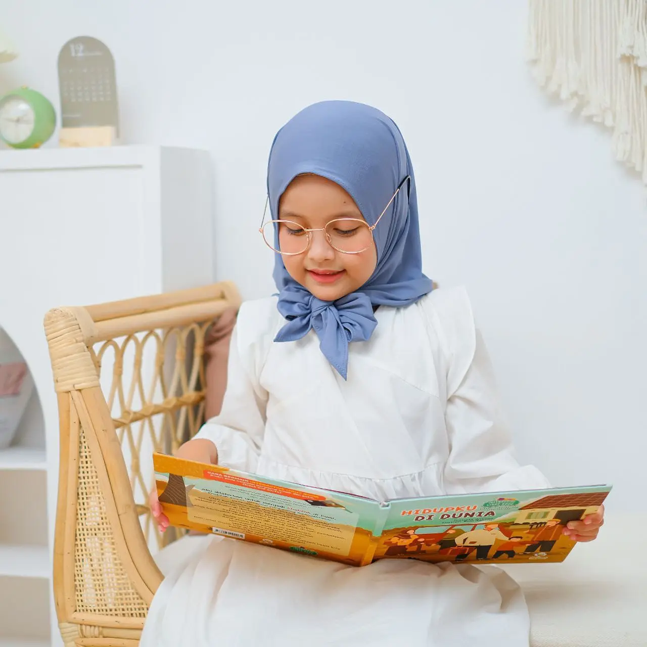 Jilbab Muslim OTSUKIDS Asha Segitiga Instan Anak dan Balita 6 Bulan - 10 Tahun Ready Stock