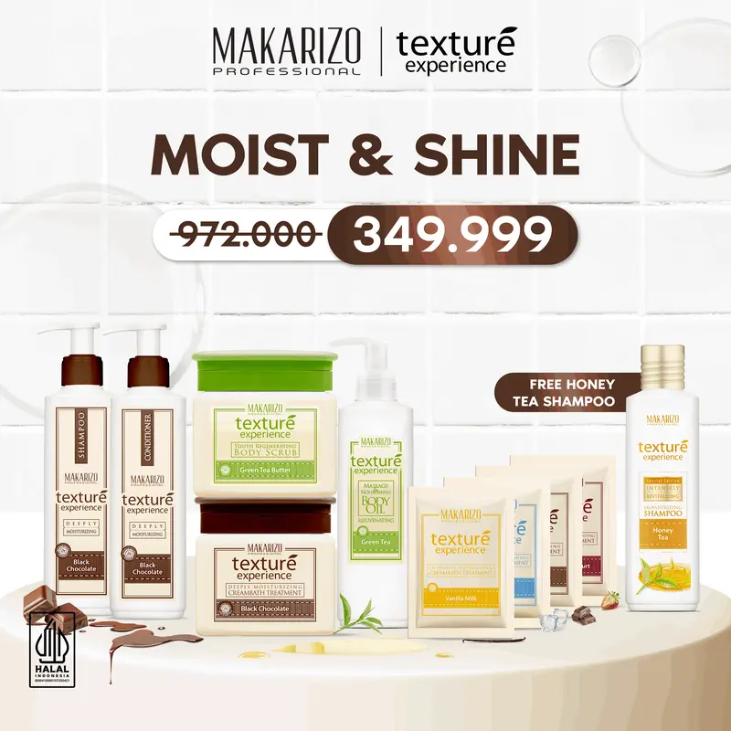 Moist and Shine Bundle by Texture Experience - Makarizo Professional 0