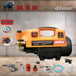 MEN QX100C Mesin Steam Cuci Motor Mobil & AC Listrik 140 Bar 700Watt MESIN HIGH PRESSURE WASHER JET CLEANER MEN