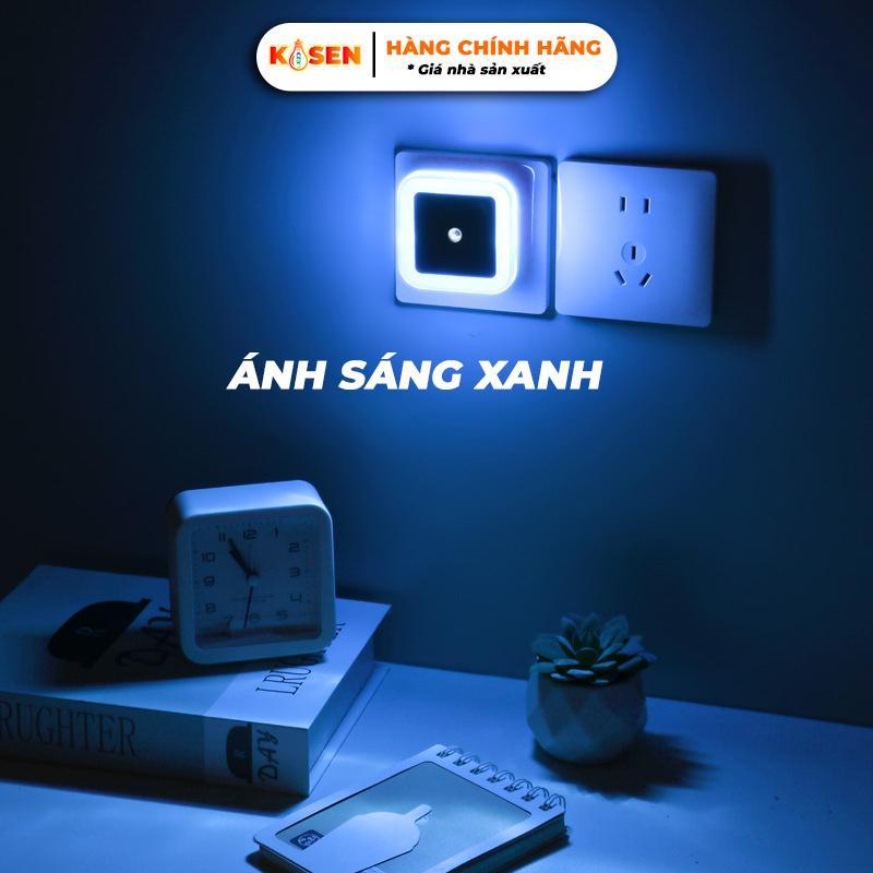 Đèn Ngủ Cảm Biến LED Kosen, Nhỏ Gọn, Cảm Biến Ánh Sáng Tự Động, Nhiều Màu Sắc