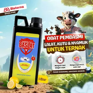 Baslat 1 Liter Pembasmi lalat dan kutu sapi kuda babi kerbau dan kambing