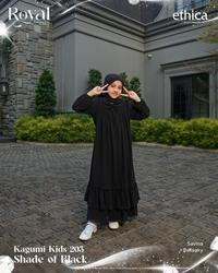 Gambar SARIMBIT ROYAL SHADE OF BLACK BY ETHICA - gamis dewasa, xxl dari Atiya Busana Kab. Pekalongan 5 Tokopedia