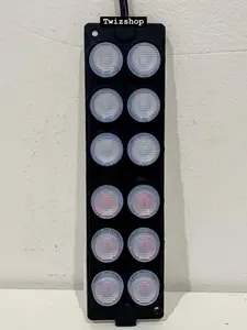 Lampu LED Kolong 12 Mata Kedip Strobo Flash Kedap Kedip Blitz DC 12 Volt / 24 Volt Motor Mobil Truk DC 12V 24V