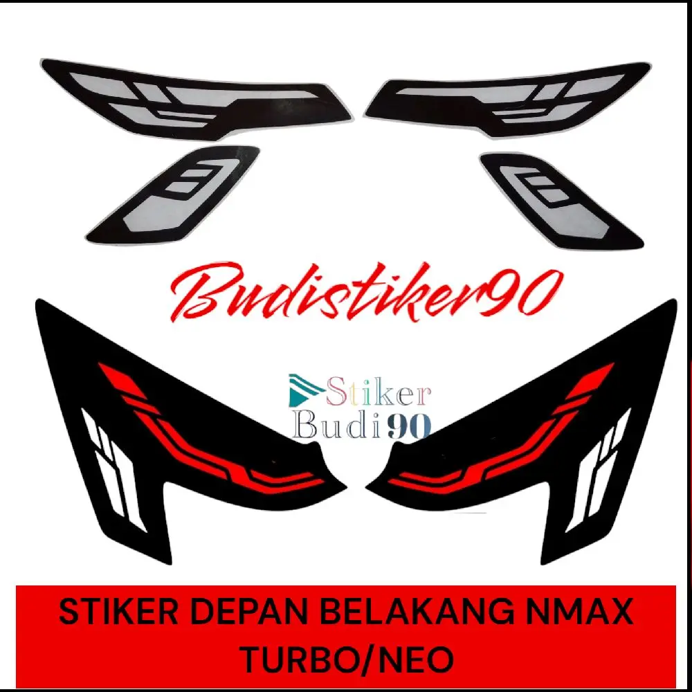 Stiker lampu depan belakang NMAX TURBO/NEO