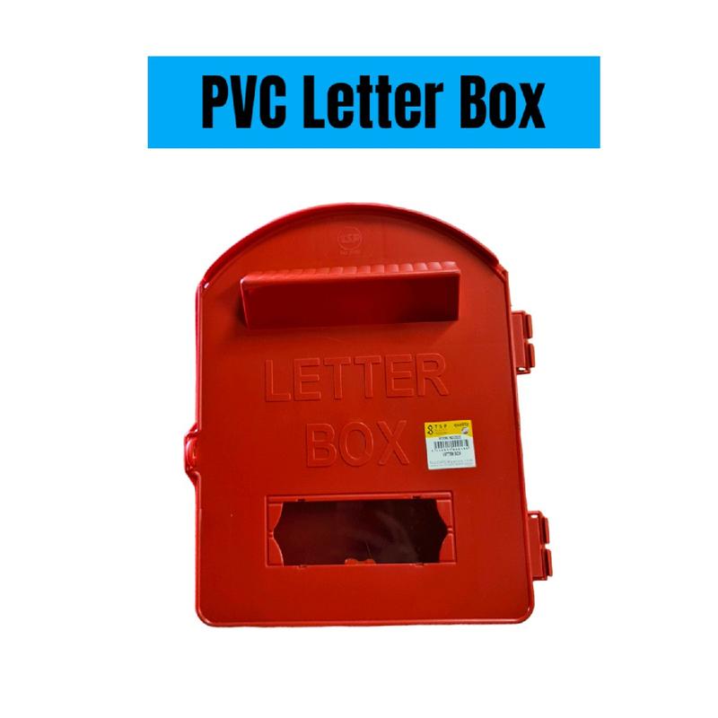 PVC Red Home Garden Letter Box | Peti Surat Merah Plastik - TikTok Shop ...
