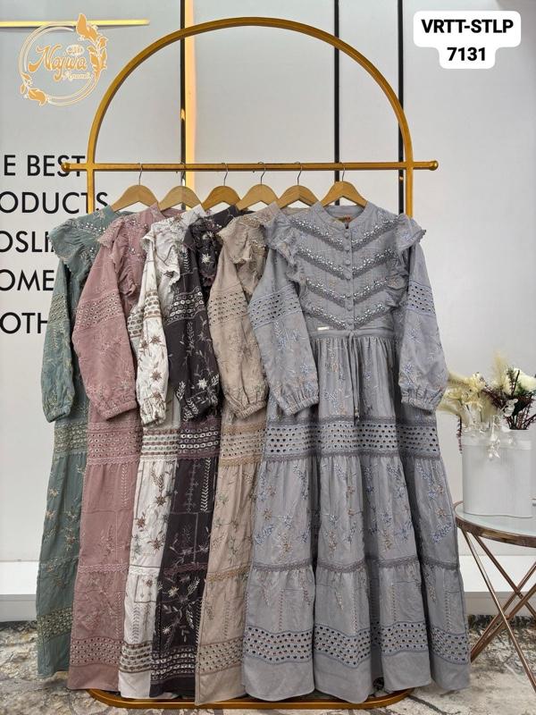 NAJWA ABIYAN ORIGINAL Live etalase O Jum'at Pagi 06 Maret 2026 fashion muslim Dinda boutique Gamis Midi