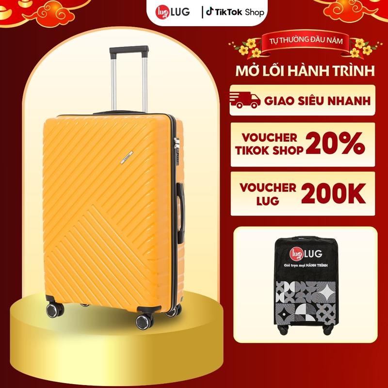   RẺ HẾT HỒN   LUG Vali Kéo Du Lịch MP807 Size 28 Thương Hiệu Holdall Nhựa PP Chống Bể Vỡ Khóa Số Âm Thông Minh - LUG 