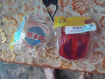 Product Review of Mika Sein + Stop Lamp New Shogun 110 R 2000 2001 2002 2003 | mika sen rr + stop WIN | kaca lampu rem belakang putih merah bening motor suzuki sogun soghun original from p**2 0