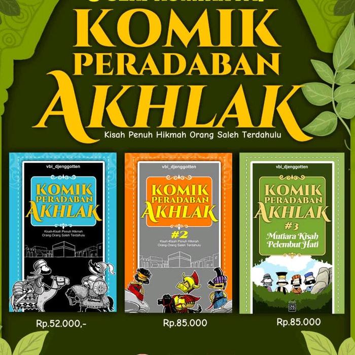 Jual Komik PERADABAN AKHLAK 3 Jilid 1 2 3 Buku Anak Vbi Veby Djenggoten ...