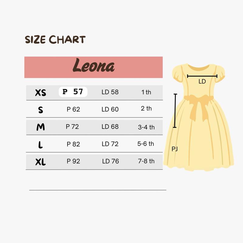 Little Porin - Liona Collor Soft - Gamis Rayon Twill Anak Perempun