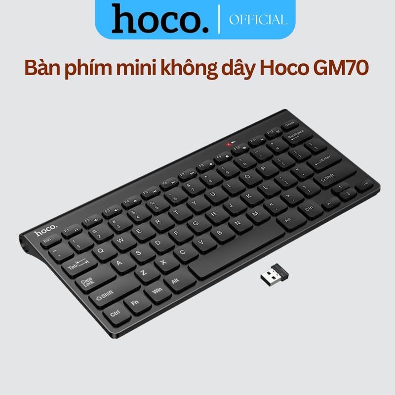 Bàn phím mini không dây Hoco GM70 Dragon 2.4G MỚI (phiên bản tiếng Anh)